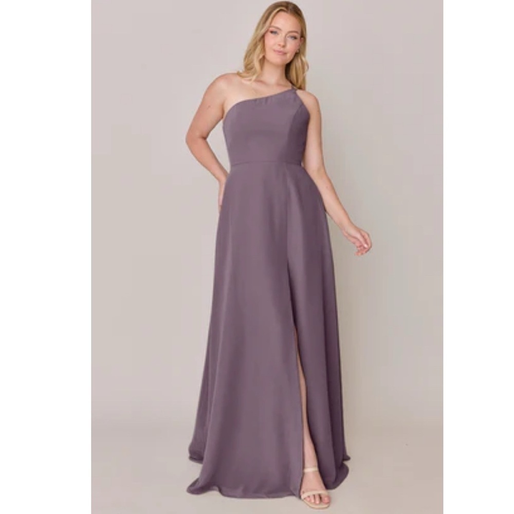 Revelry Inez Chiffon Dress in Wisteria